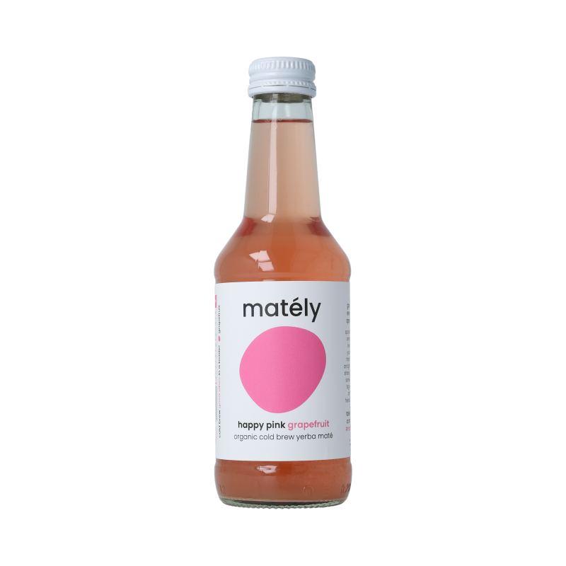 Mately Cold Brew Mate Happy Pink BIO 250 ml