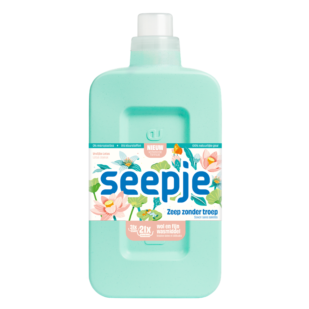 Seepje Vloeibare Wasmiddelen 'Vrolijke Lotus' Fijn 945 ml