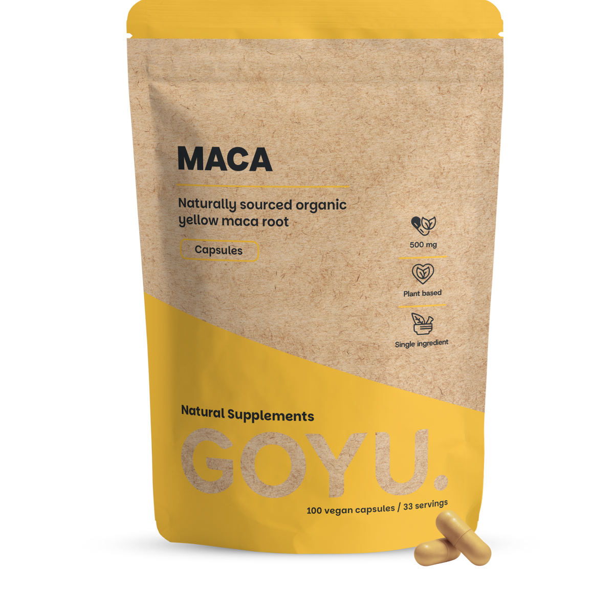 Goyu Maca 500 mg bio 100 capsules