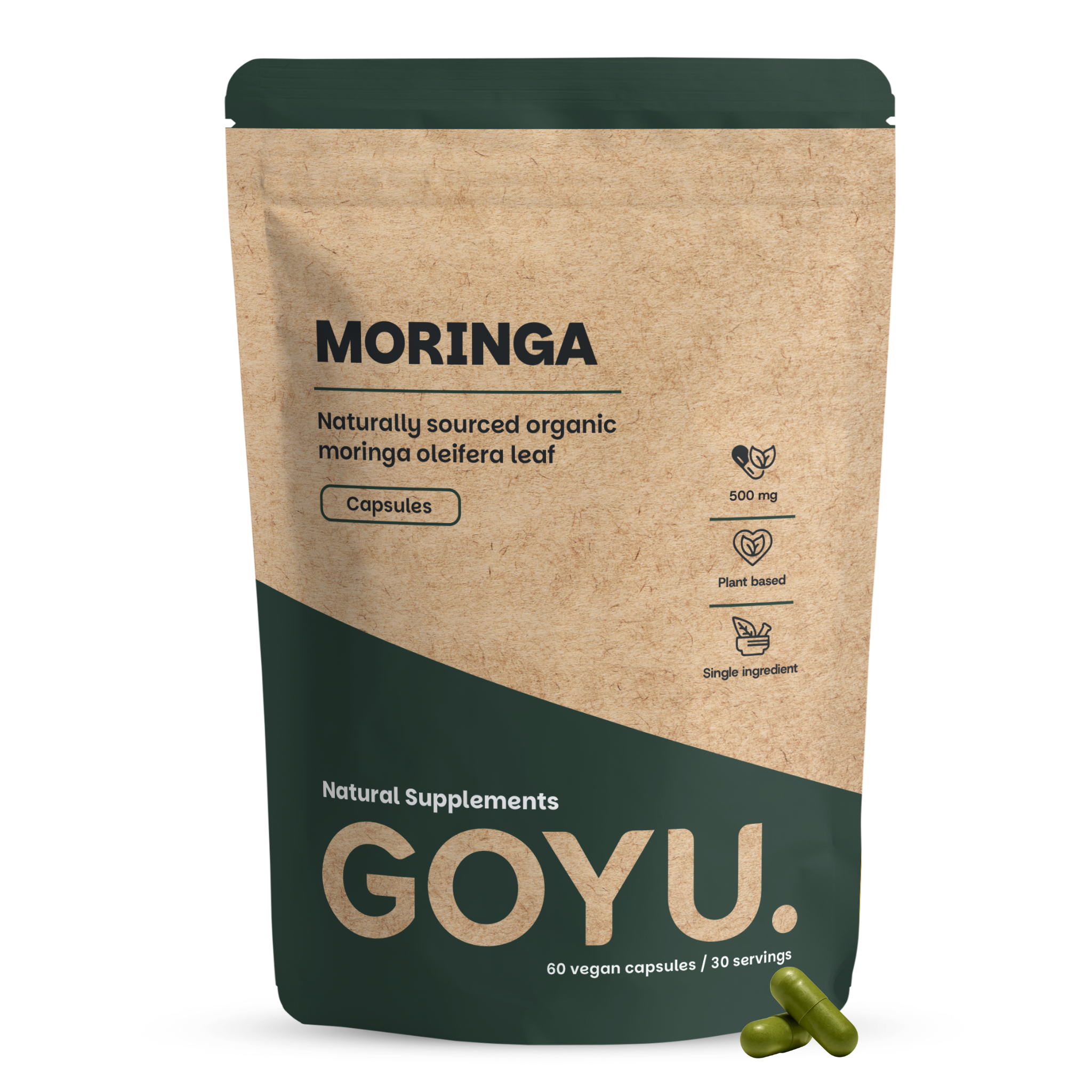 Goyu Moringa oleifera 500 mg bio 60 vcaps