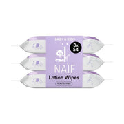 Naif Babydoekjes Lotion 3 x 54 stuks 162 st