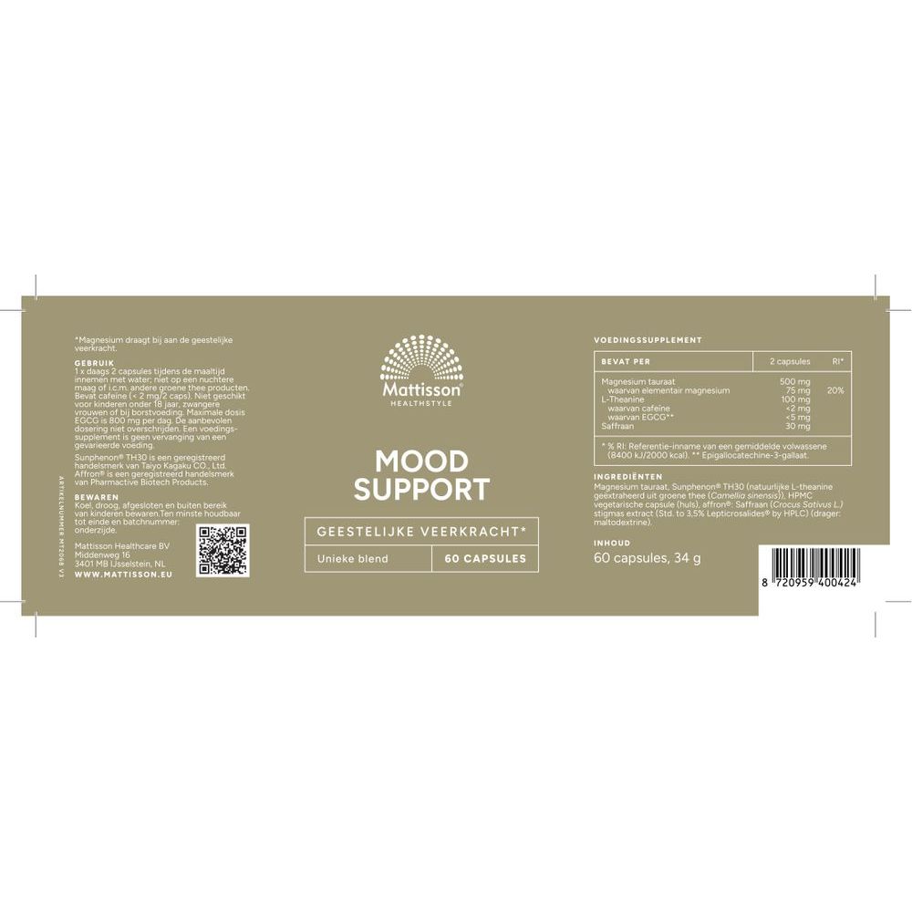 Mattisson Mood Support 60 capsules