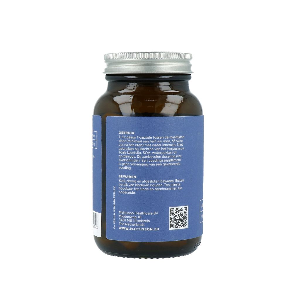 Mattisson L-arginine 500 mg 90 capsules