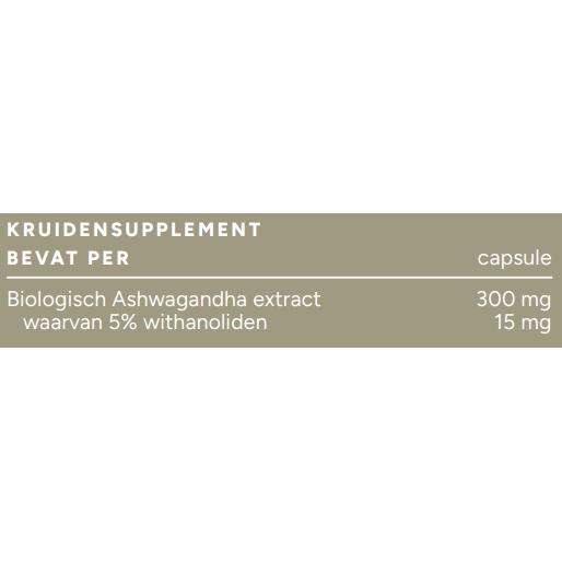Mattisson Organic ashwagandha 300 mg 60 capsules