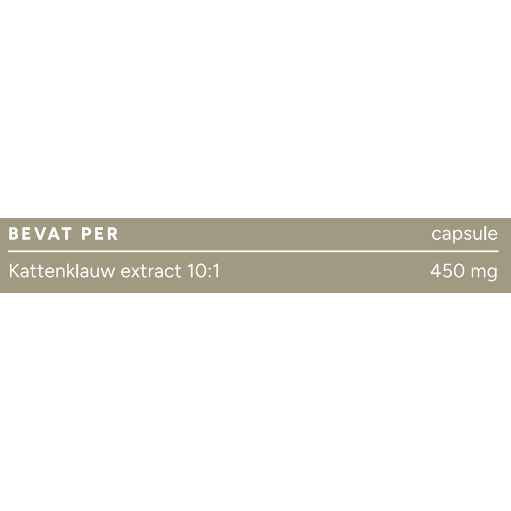 Mattisson Kattenklauw extract 450 mg 60 vcaps