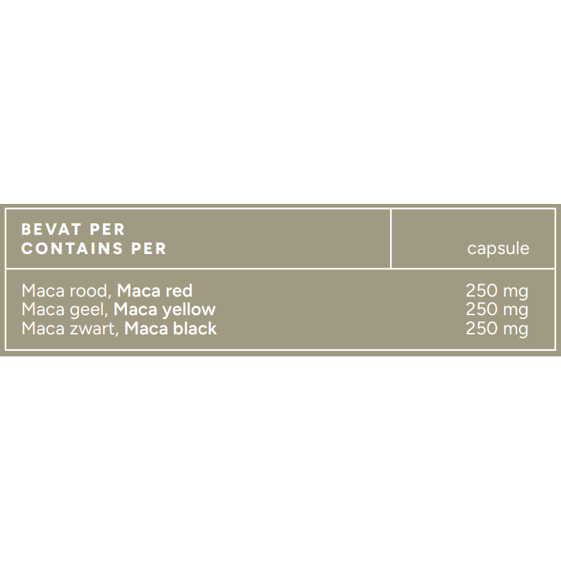 Mattisson Maca blend 750 mg biologisch 90 capsules