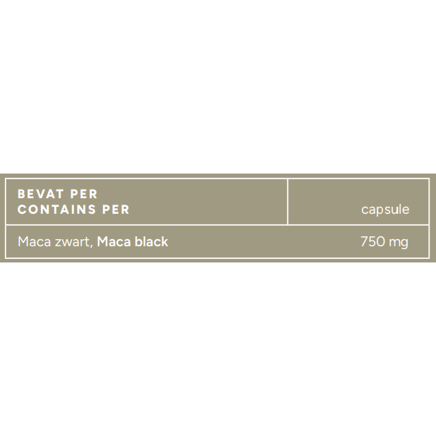 Mattisson Zwarte maca 750 mg biologisch 90 capsules