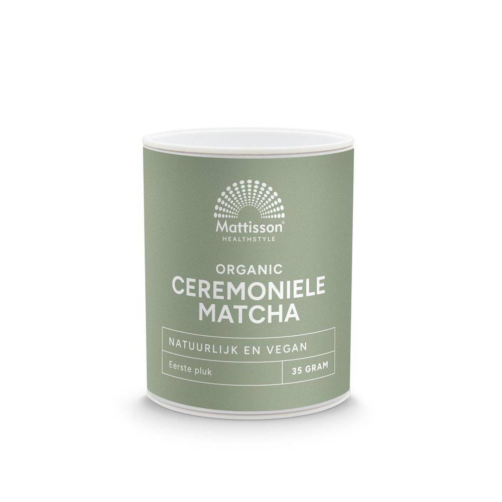Mattisson Organic ceremoni matcha biologisch 35 gram
