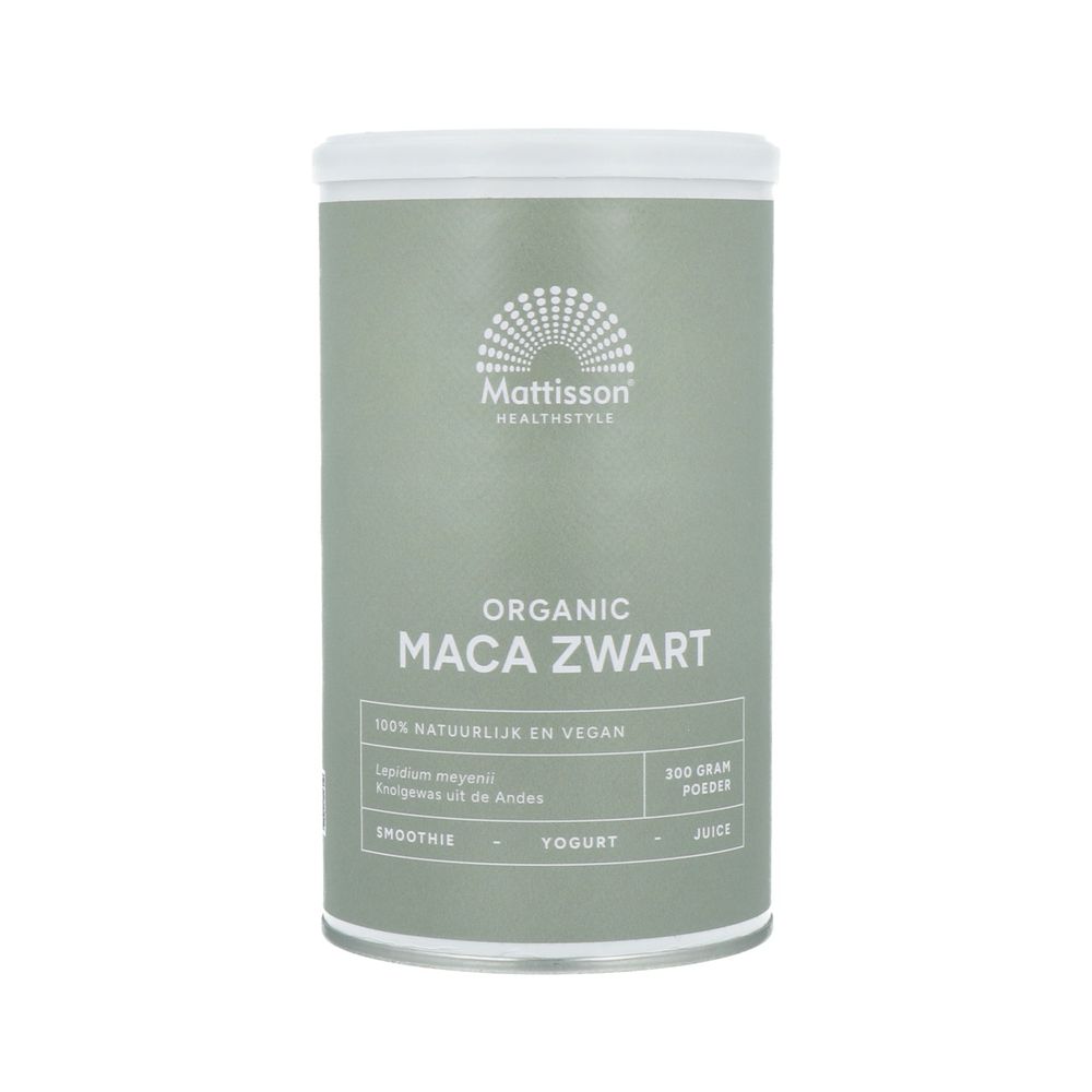 Mattisson Organic Maca Zwart 300 gram