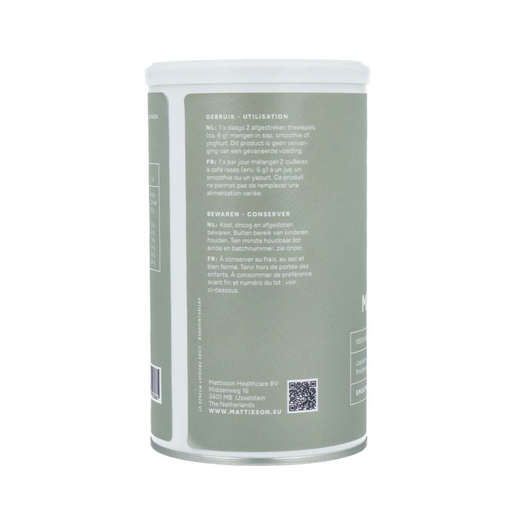 Mattisson Organic Maca Zwart 300 gram