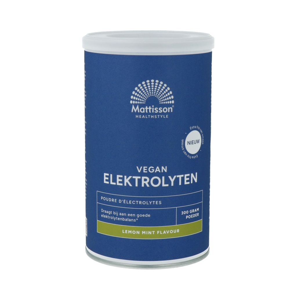 Mattisson Elektrolyten Poeder Lemon Mint 300 gram