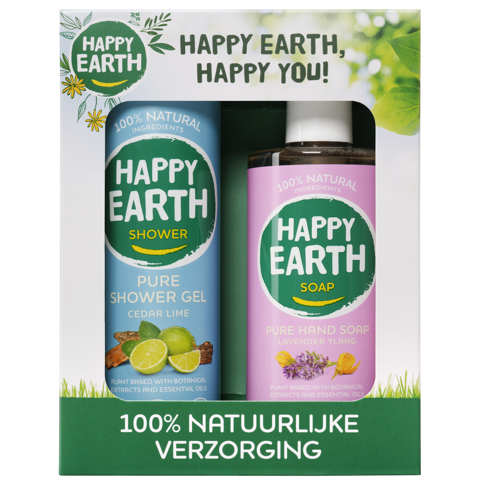 Happy Earth Cedar Lime Gifset 1 st