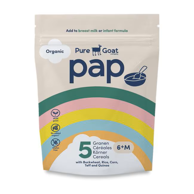 Pure Goat Bio Pap 5 Granen 6+ 200 gr