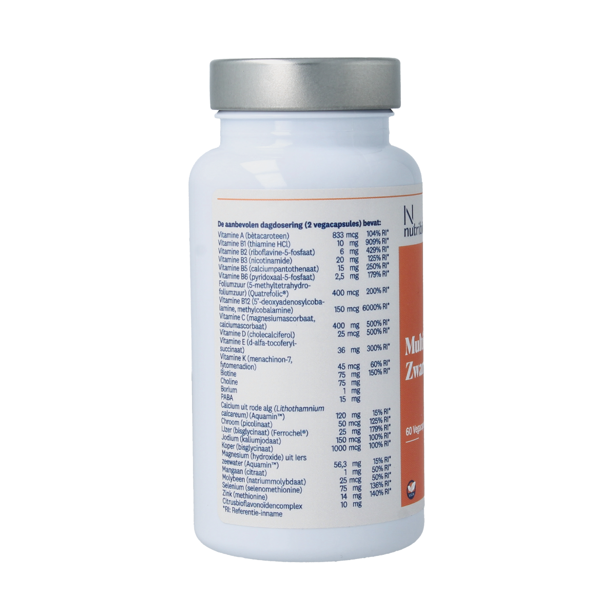 Nutribites Multivitamine zwanger 60 vcaps