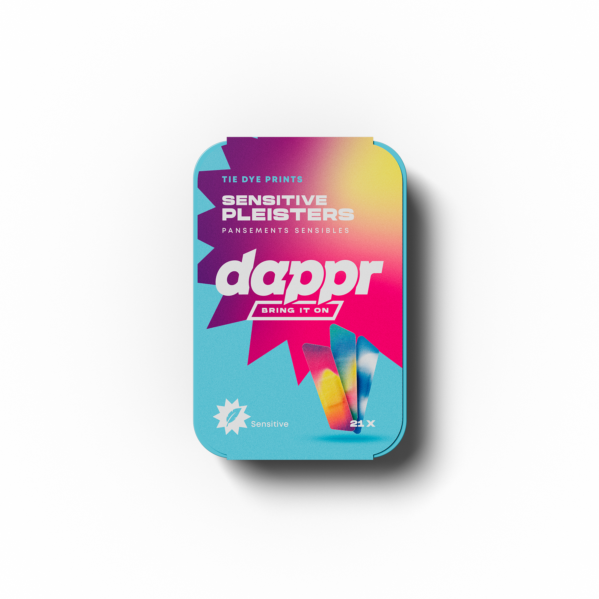 Dappr Pleisters tie dye