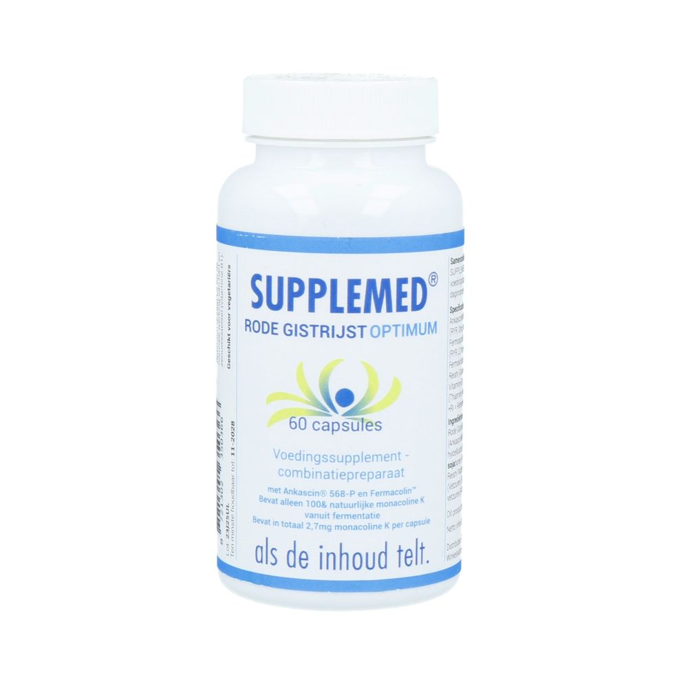 Supplemed Rode gistrijst optimum 60 capsules