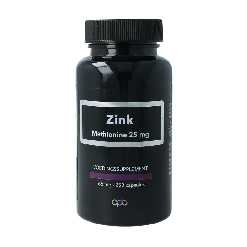 Apb Holland Zink L-Methionine 25mg 250 vcaps