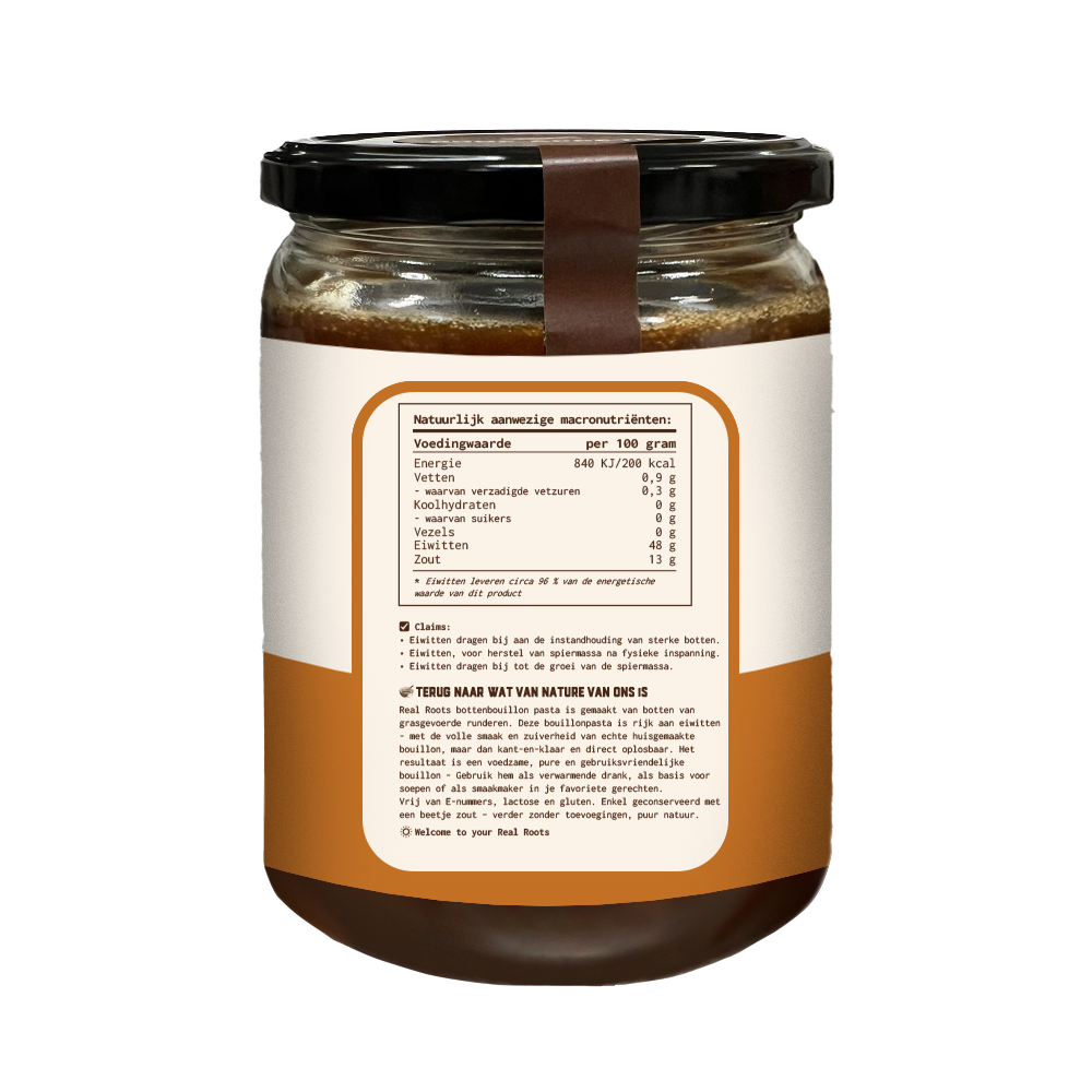 Real Roots Bottenbouillon 550 gram