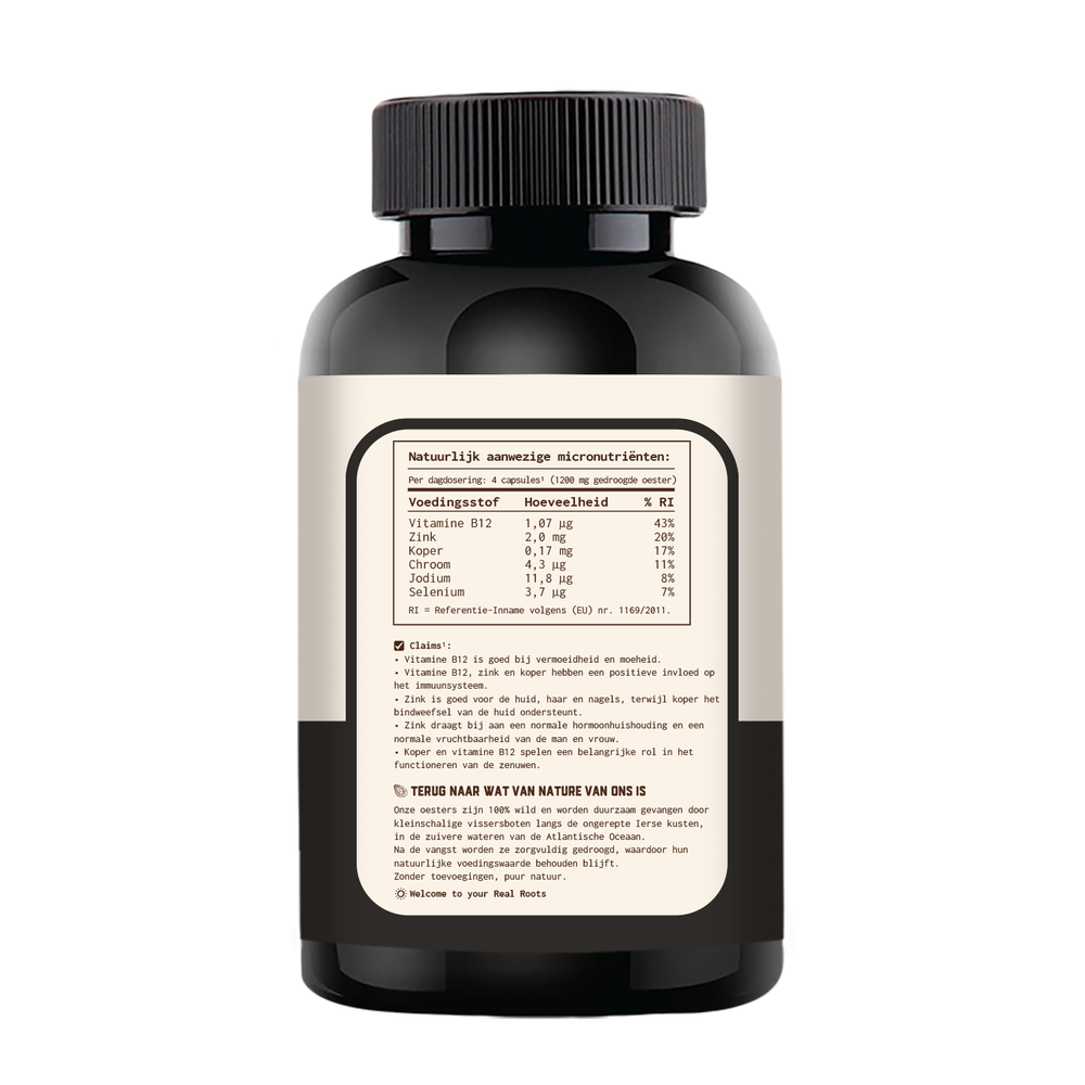 Real Roots Oester 120 capsules