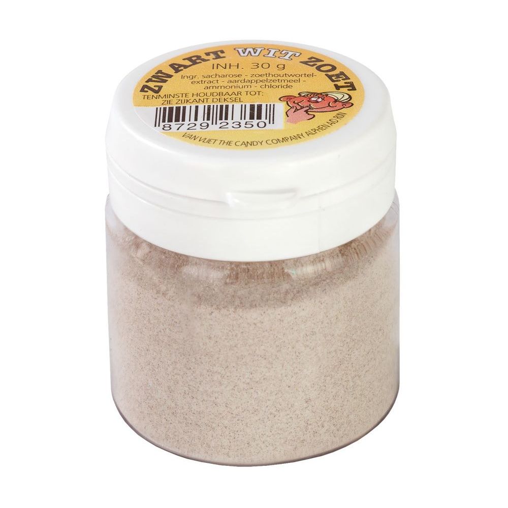 Kindly's The Candy Company Zwart Wit Zoet Pot 30 gr