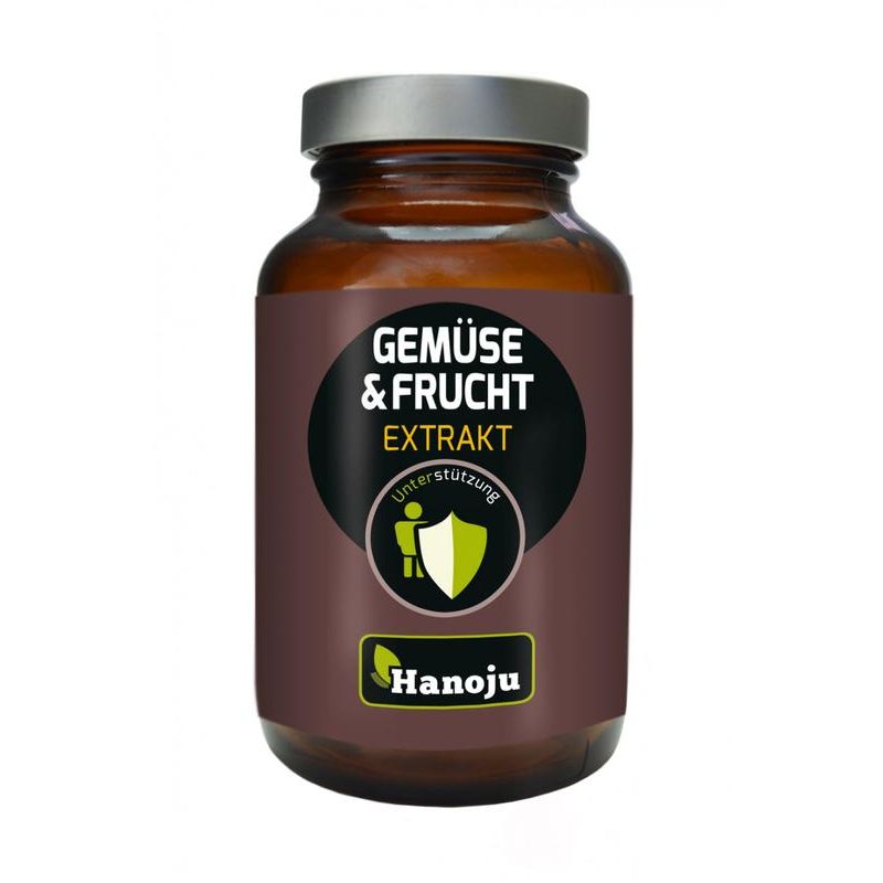 Hanoju Groente en fruit extract 500 mg 90 vcaps