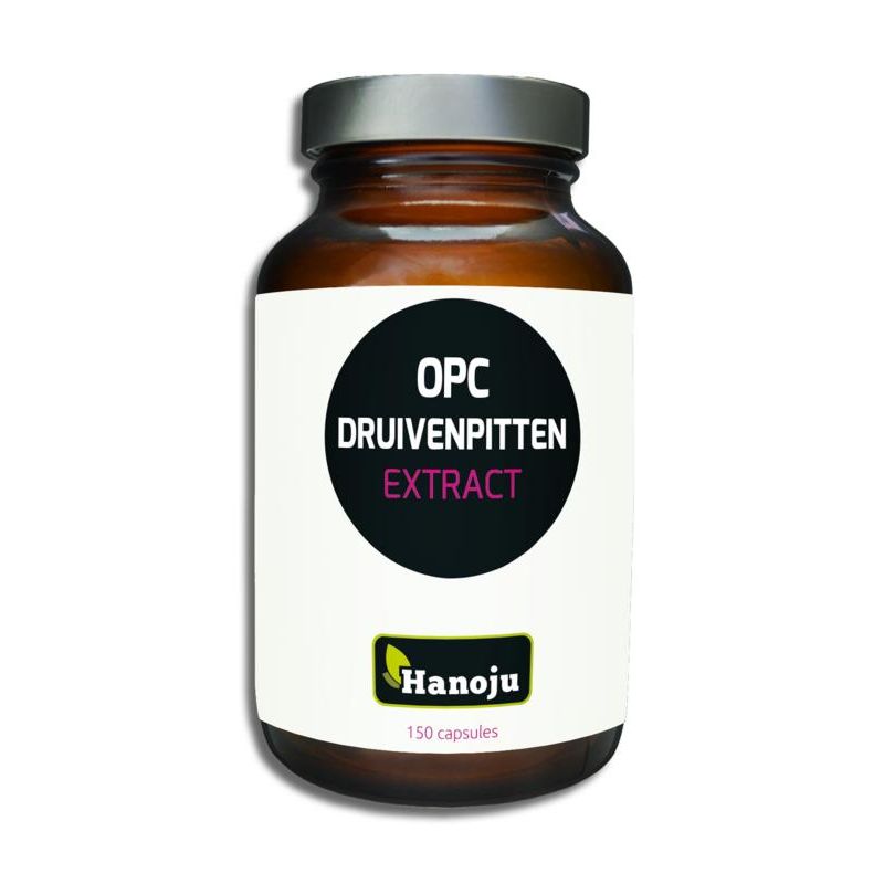 Hanoju OPC druivenpit extract 150 capsules