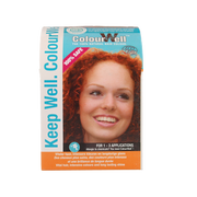 Colourwell 100% natuurlijke haarkleur koper rood 100 gram