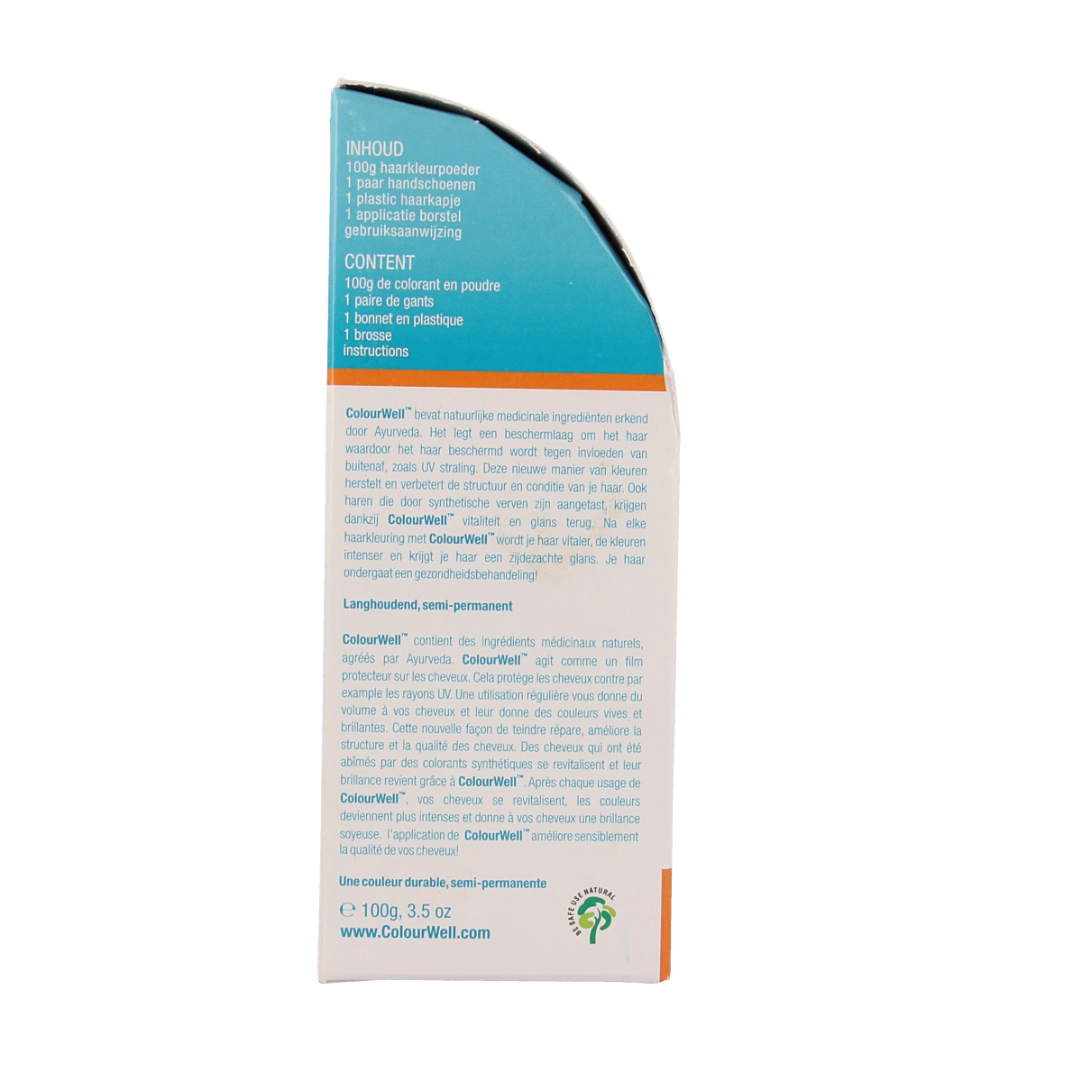 Colourwell 100% natuurlijke haarkleur koper rood 100 gram