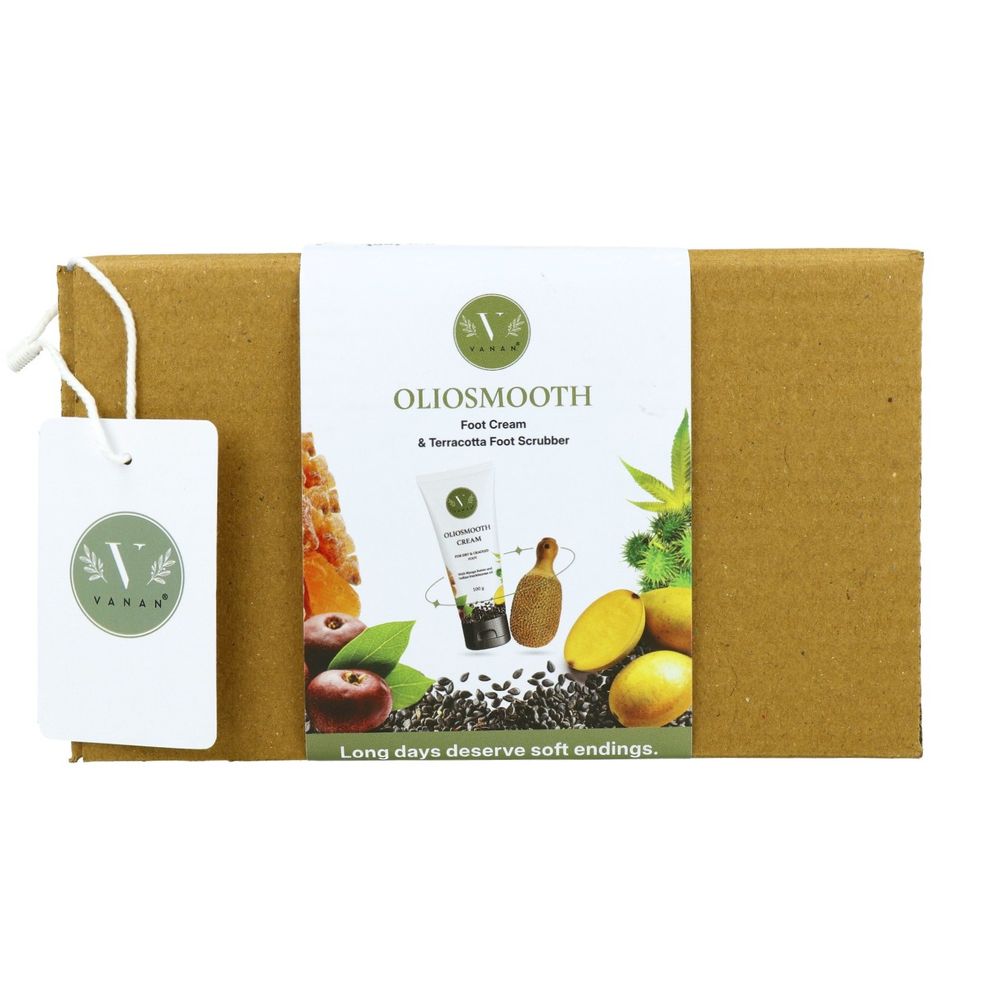 Vanan Oliosmooth Bundle, Voetcreme en Voetvijl 100 gram