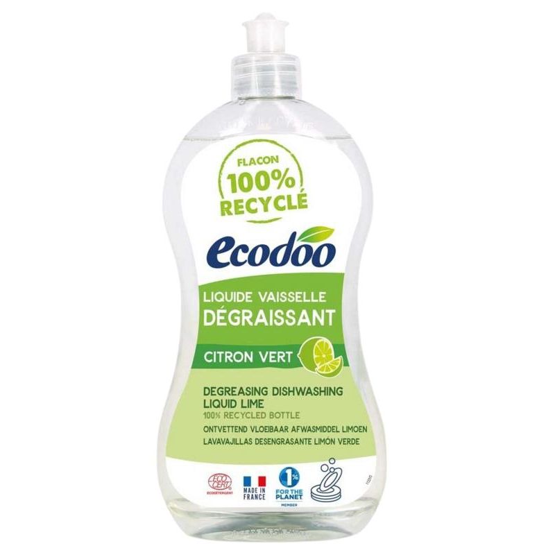 Ecodoo Afwasmiddel vloeibaar ontvettend limoen 500 ml