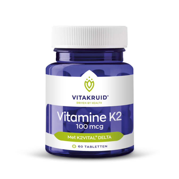 Vitakruid Vitamine K2 100 mcg 60 tabletten