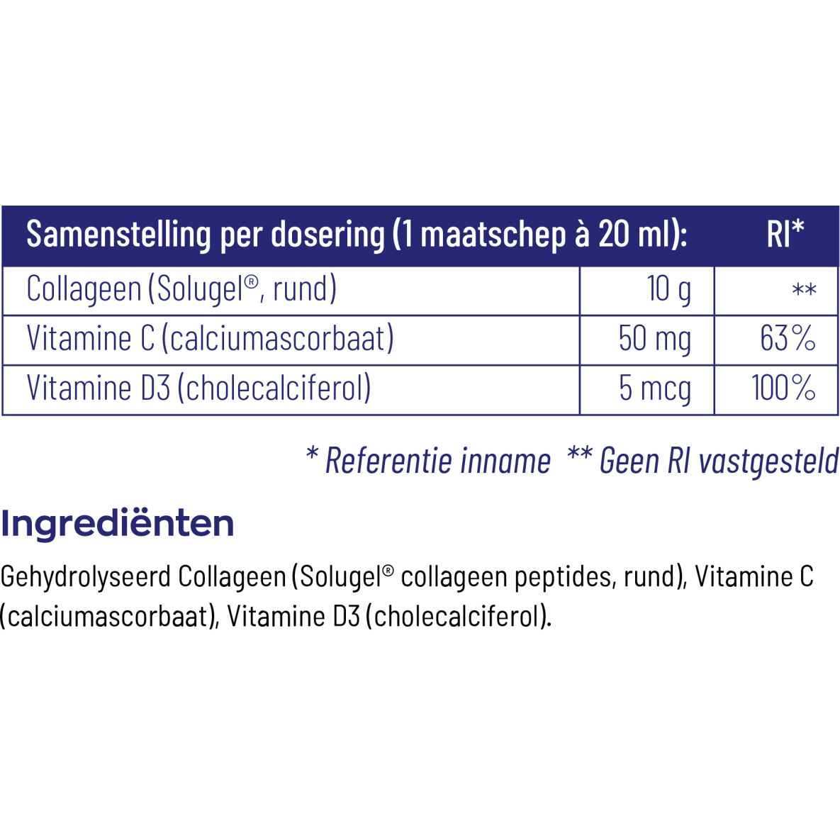 Vitakruid Collageen Solugel Poeder 250 gram