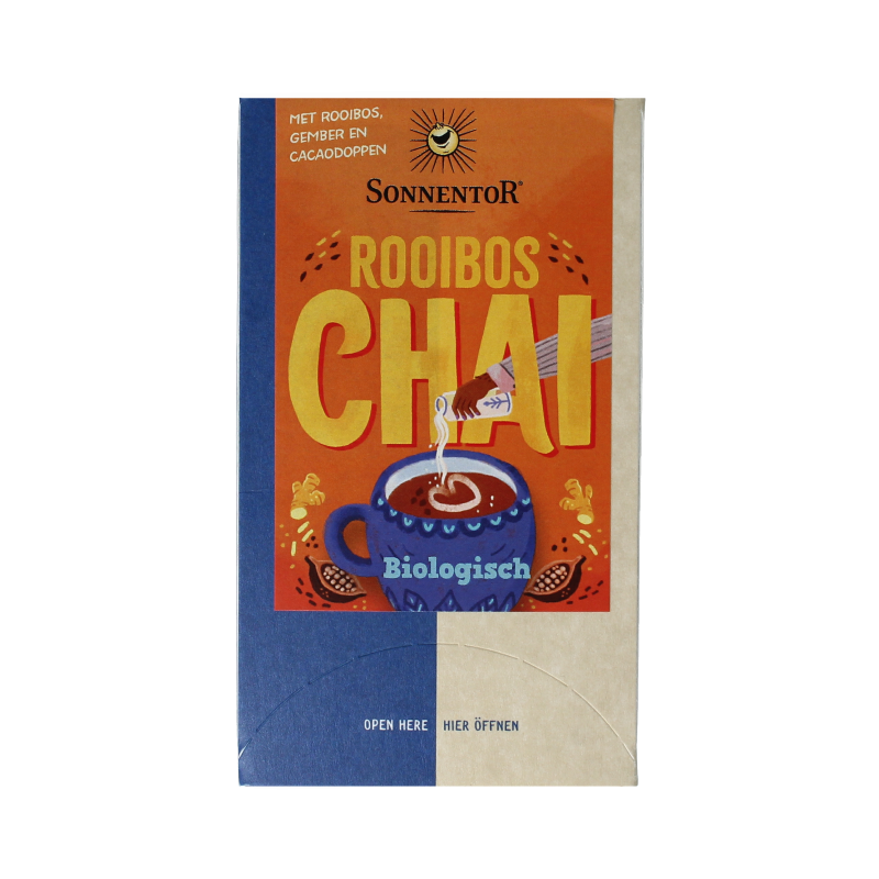 Sonnentor Rooibos chai thee bio 18 zakjes