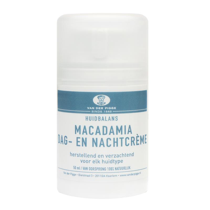 van der Pigge Huidbalans dag en nachtcreme macadamia 50 ml