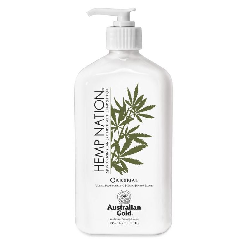 Australian Gold Hemp nation original moisturizing tan extender 535 ml (afbeelding 2)