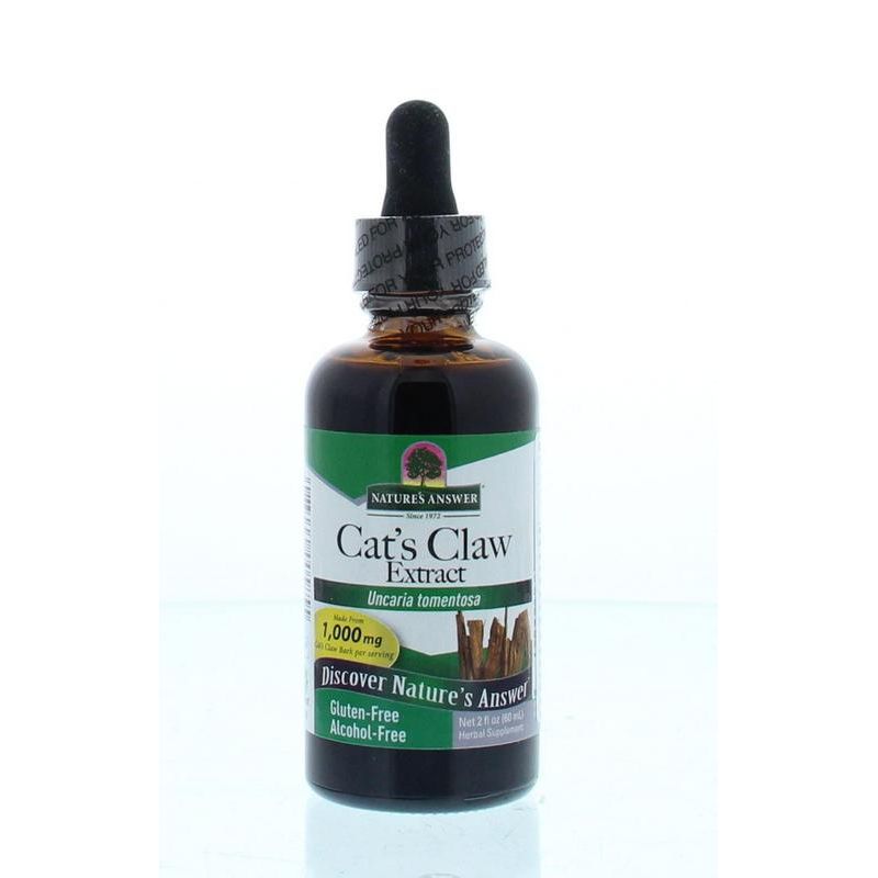 Natures Answer Cats claw kattenklauw extract 60 ml