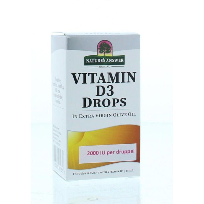 Natures Answer Vitamine D3 50 mcg per druppel 15 ml