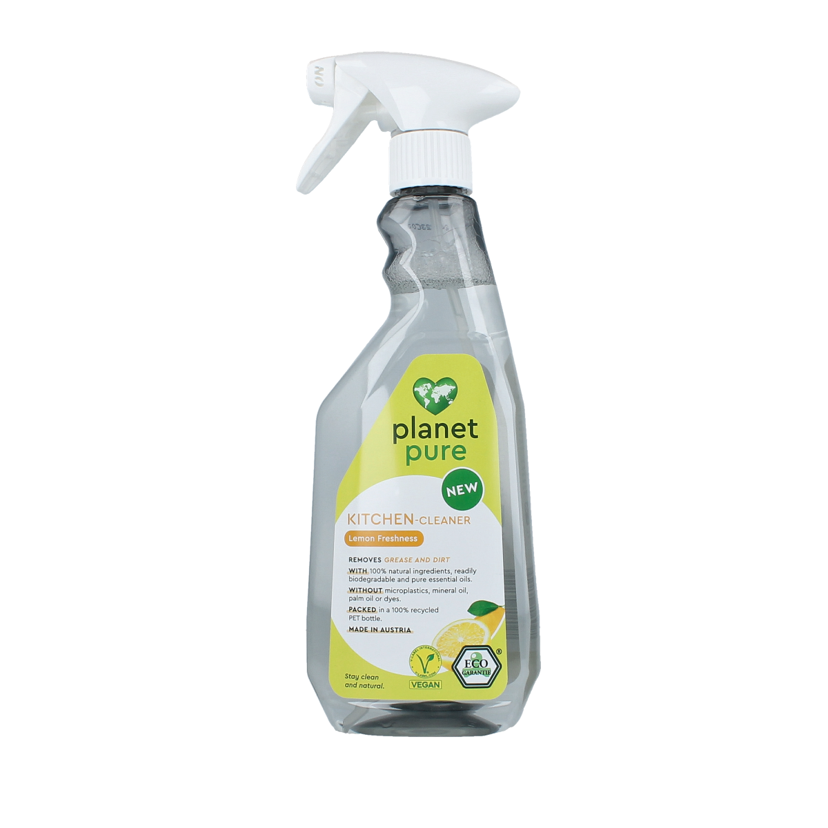 Planet Pure Keukenreiniger lemon spray 500 ml