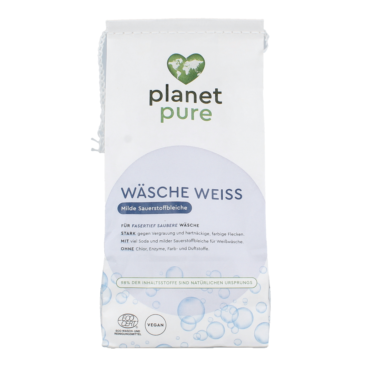 Planet Pure Vlekverwijderaar witte was 450 gram