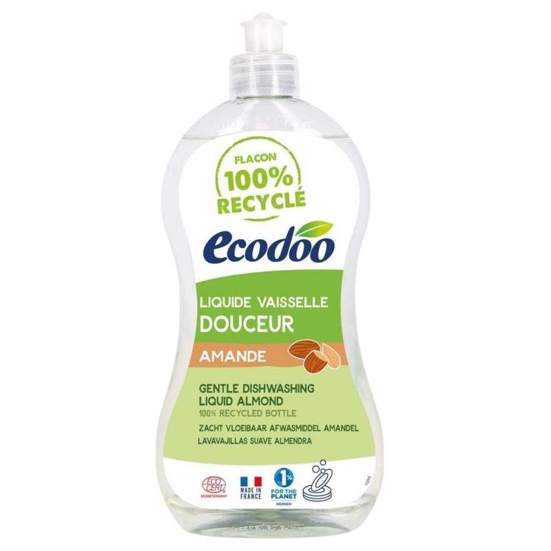 Ecodoo Afwasmiddel en handzeep zacht 2-in-1 amandel 500 ml