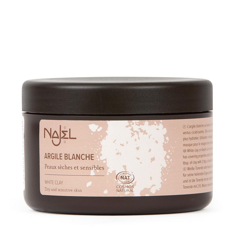 Najel Aleppo gezichtsmasker witte klei 90 gram