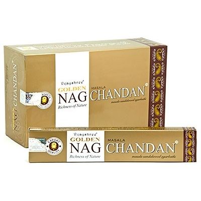 Vijayshree Wierook golden nag chandan stokjes 14 stuks