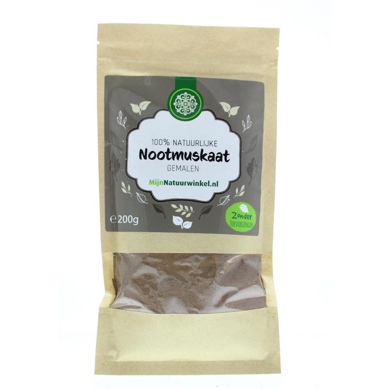 Mijnnatuurwinkel Nootmuskaat gemalen 200 gram