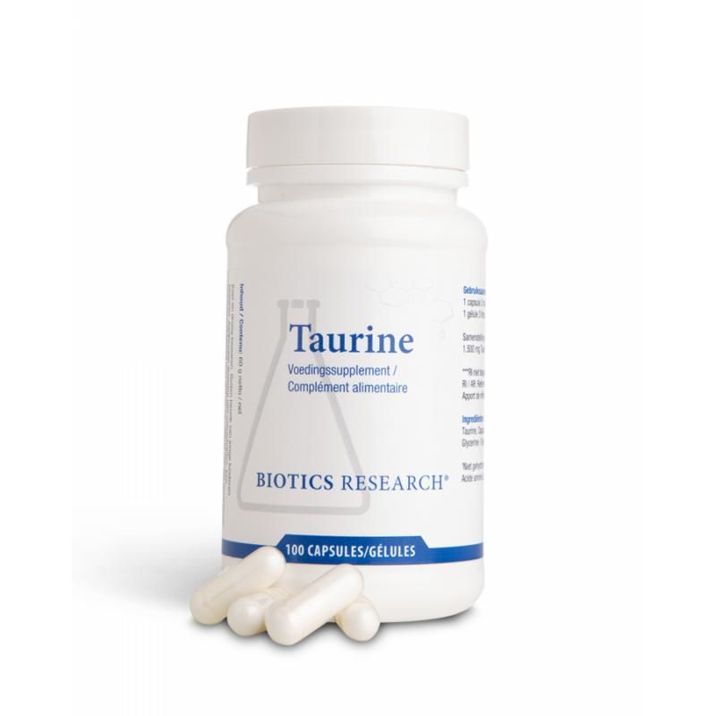 Biotics Taurine 500 mg 100 capsules