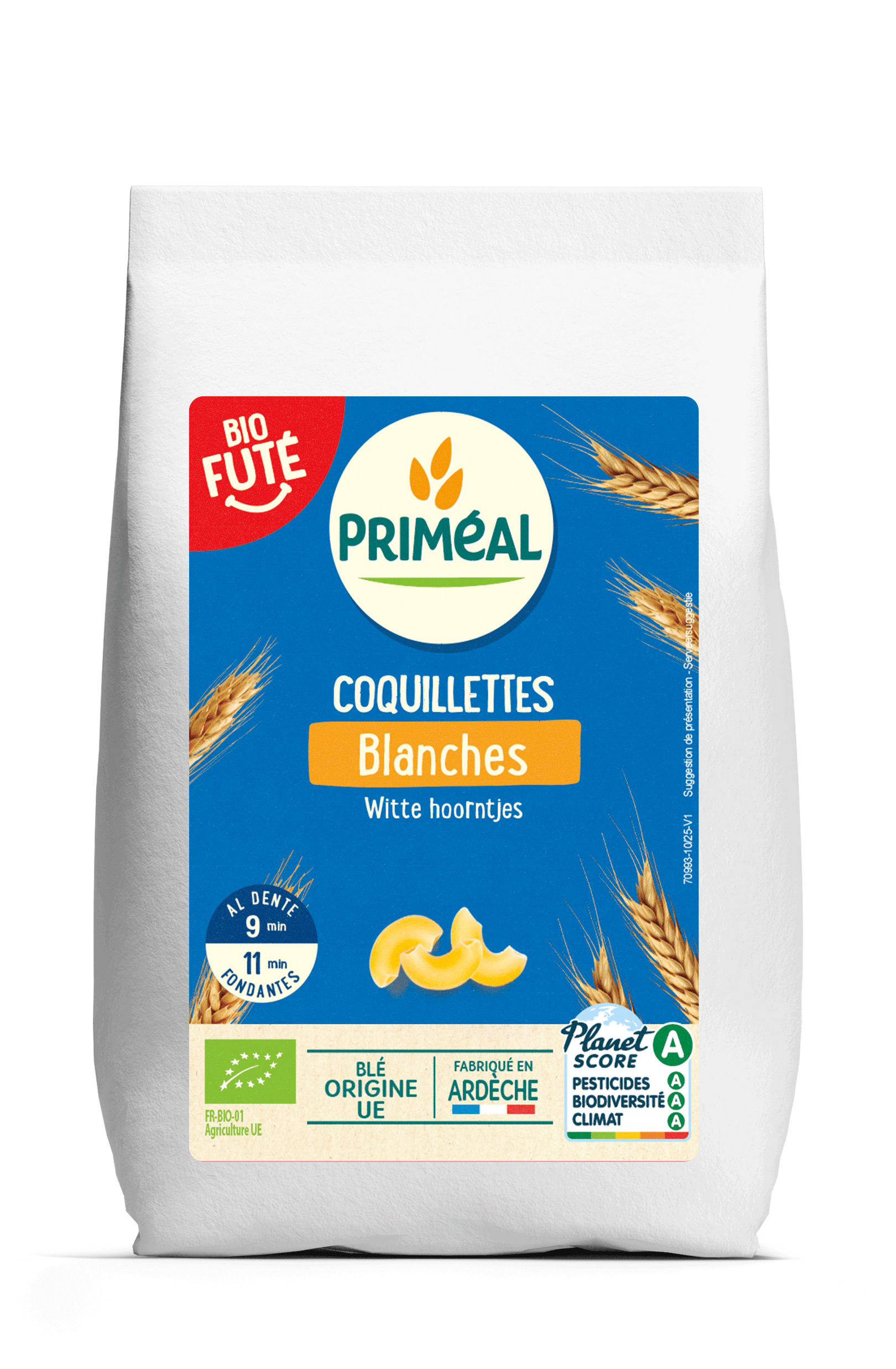 Primeal Witte macaroni elleboogjes bio 1 kg