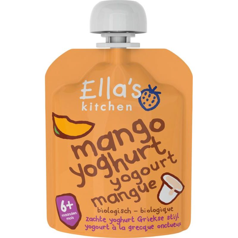 Ella's Kitchen Mango yoghurt griekse stijl 6+ maanden 90 gram