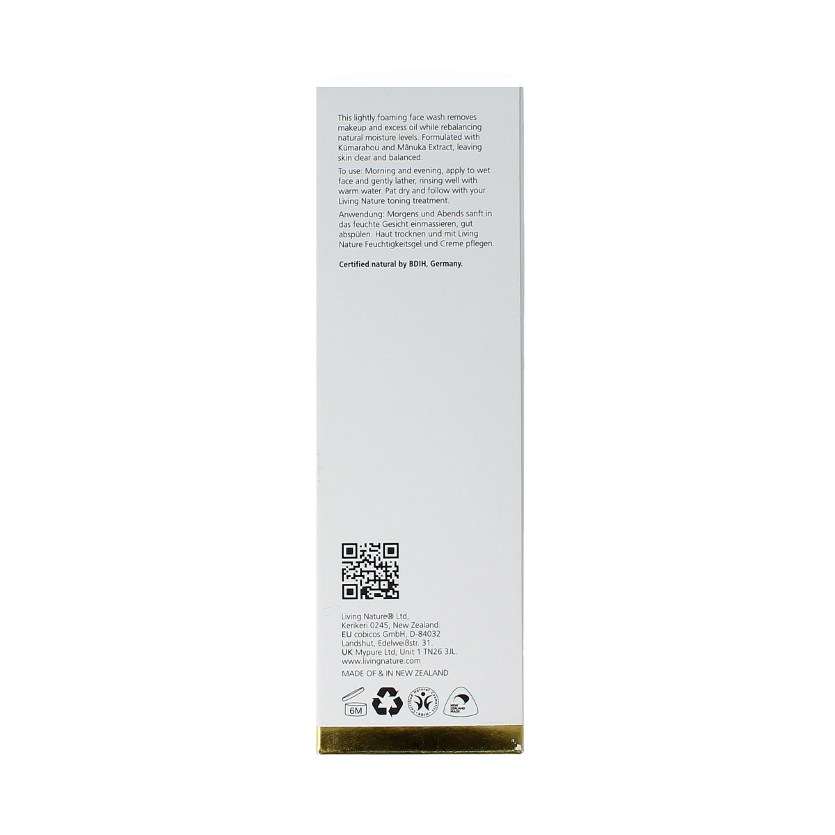 Living Nature Purifying cleanser 120 ml