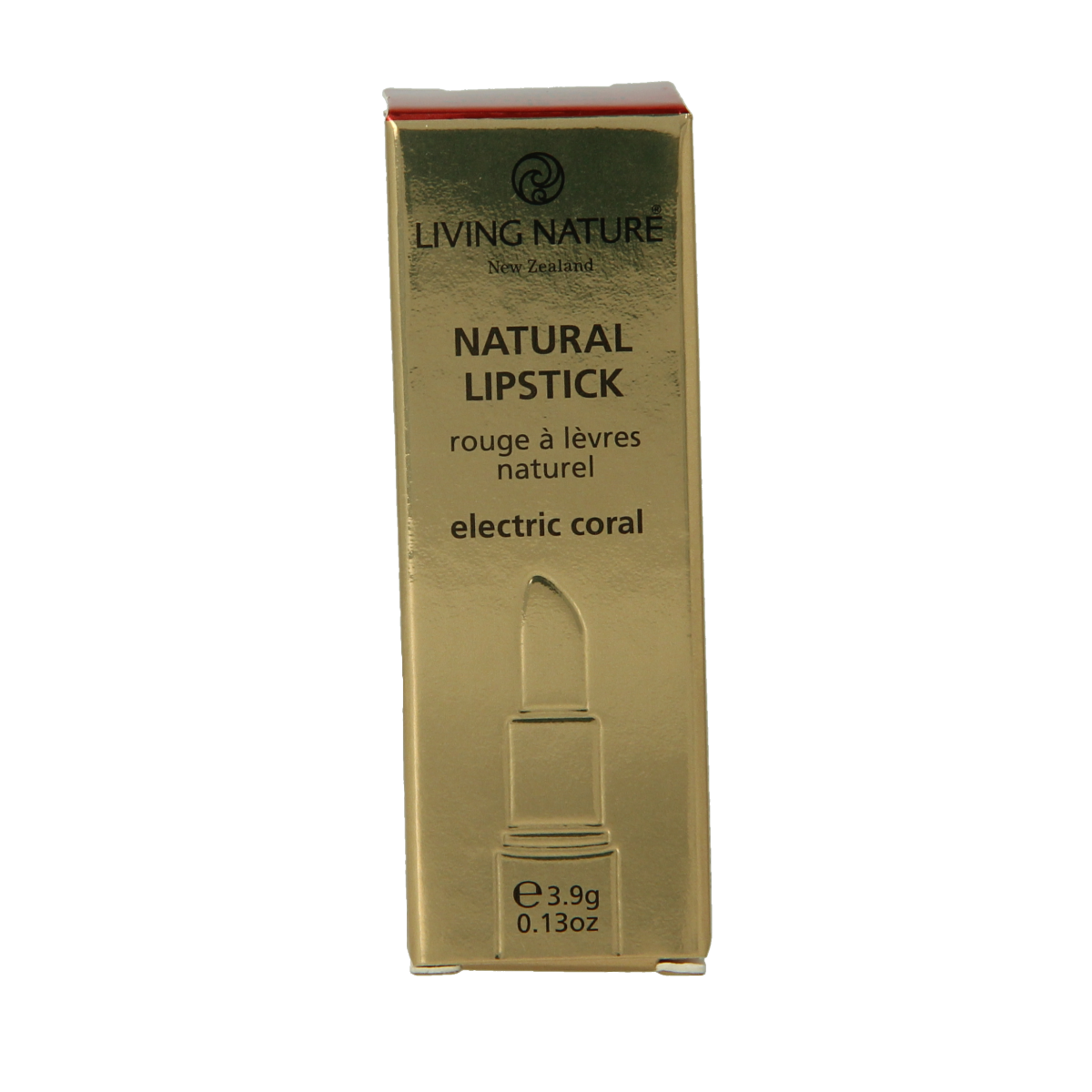 Living Nature Lippenstift electric coral 4 gram
