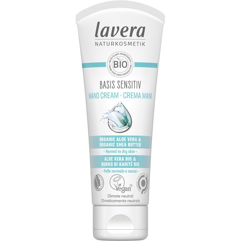 Lavera Basis Sensitiv handcreme/handcream EN-IT 75 ml
