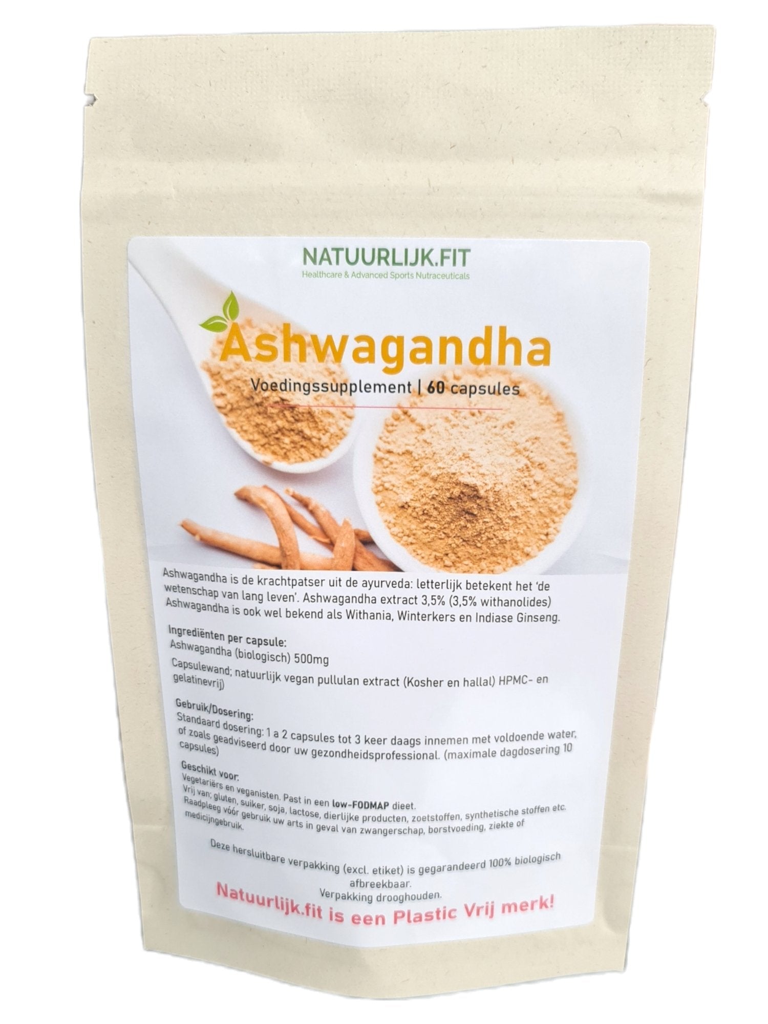 Natuurlijk.fit Ashwagandha 500 mg 60 vcaps